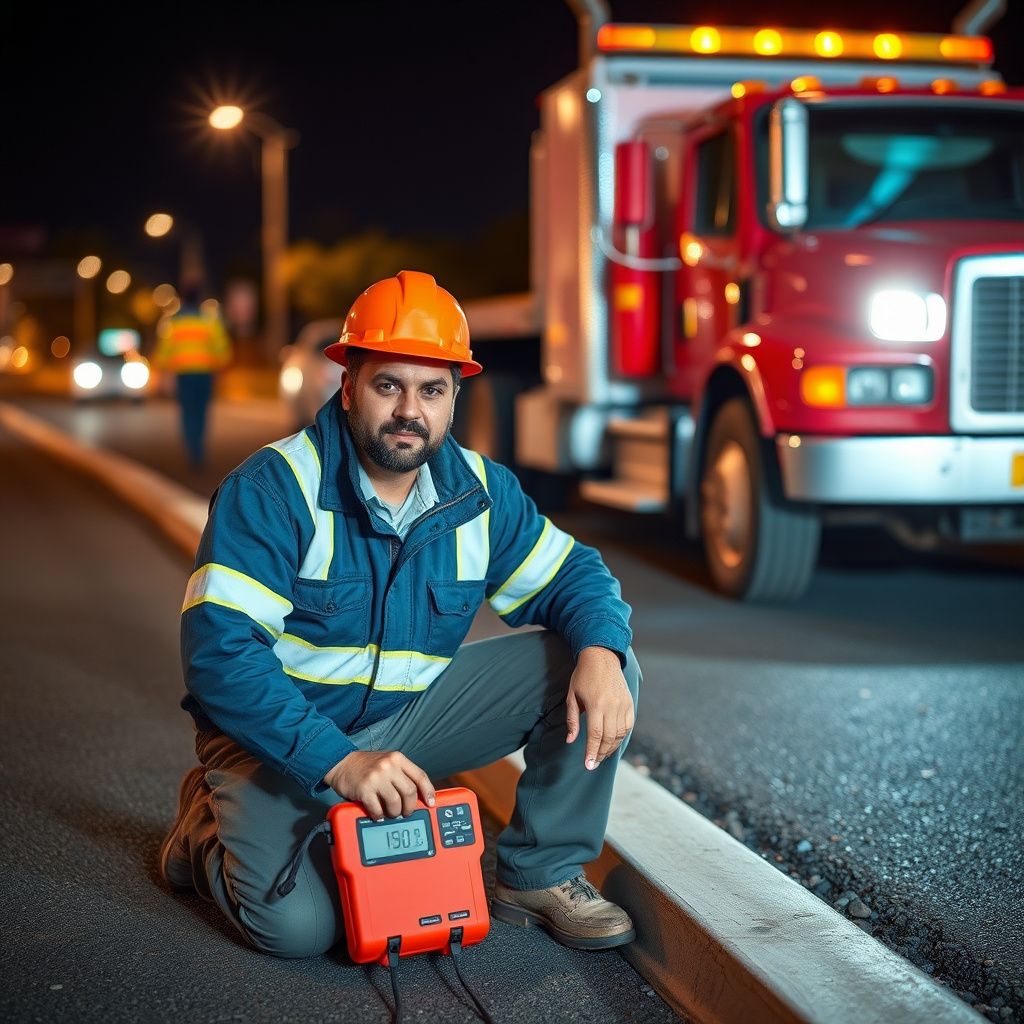 A Snappy Towing technician safely securing a vehicle onto a flatbed tow truck on a clear day in Lithonia, Georgia.