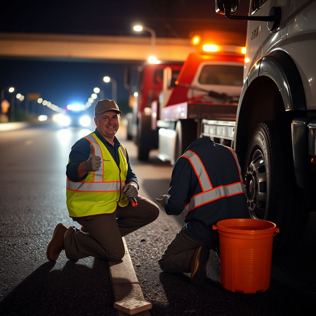 A Snappy Towing professional operator securing a vehicle onto a flatbed tow truck on a Norcross street, emphasizing careful handling.